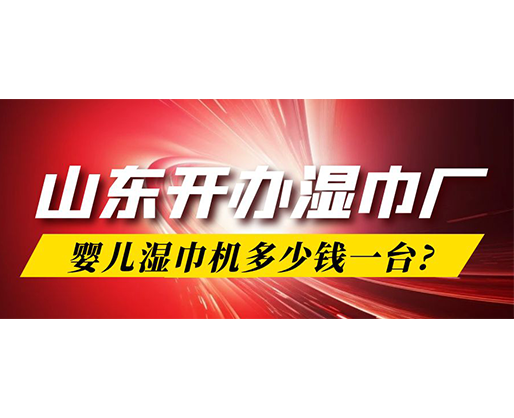 山東開辦濕巾廠，嬰兒濕巾機(jī)多少錢一臺(tái)?