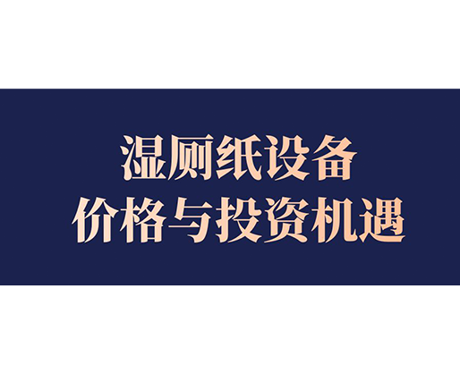 濕廁紙?jiān)O(shè)備價格與投資機(jī)遇