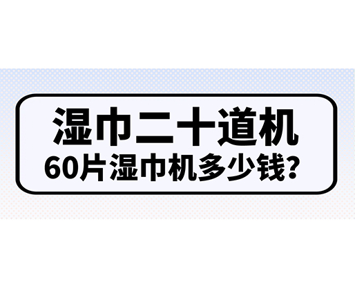 濕巾二十道機(jī)，60片濕巾機(jī)多少錢(qián)？