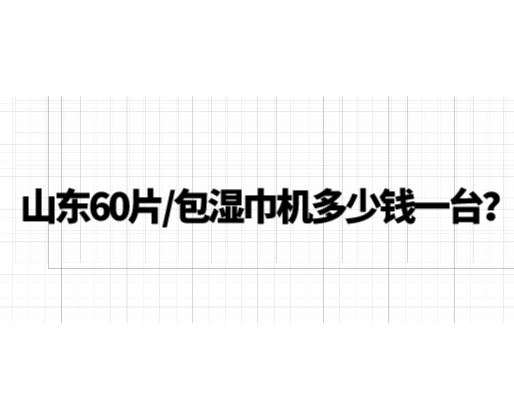 山東60片/包濕巾機(jī)多少錢一臺？