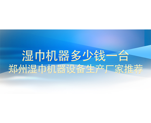 濕巾機器多少錢一臺，鄭州濕巾機器設(shè)備生產(chǎn)廠家推薦
